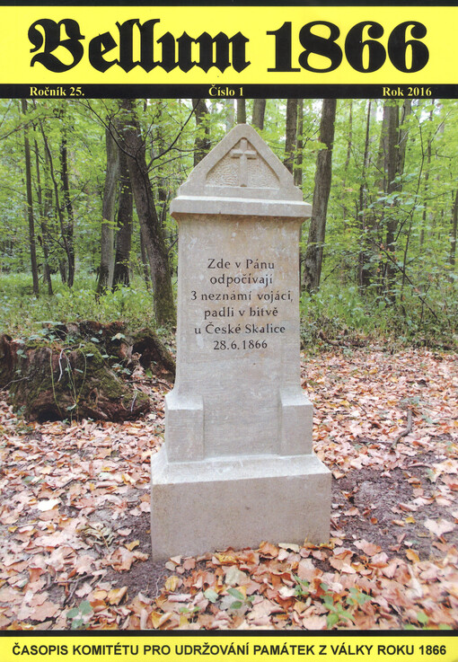 Bellum 1866 : časopis Komitétu pro udržování památek z války roku 1866