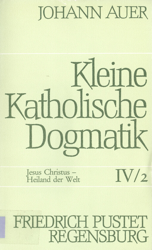 Jesus Christus : Heiland der Welt = Maria : Christi Mutter im Heilsplan Gottes (Obsaž.)