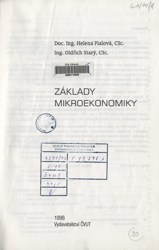 Základy mikroekonomiky