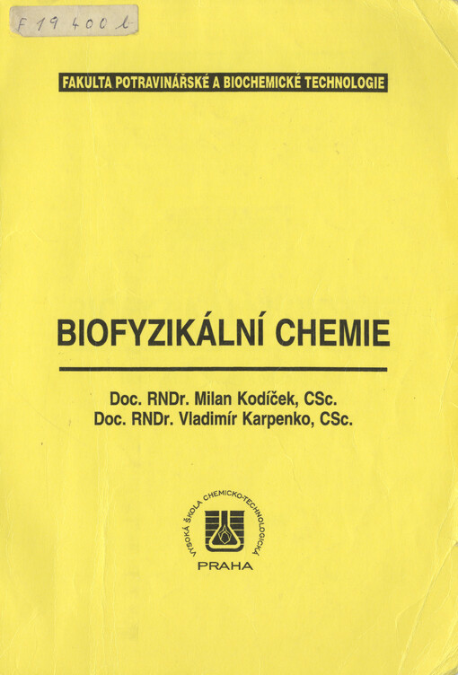 Biofyzikální chemie