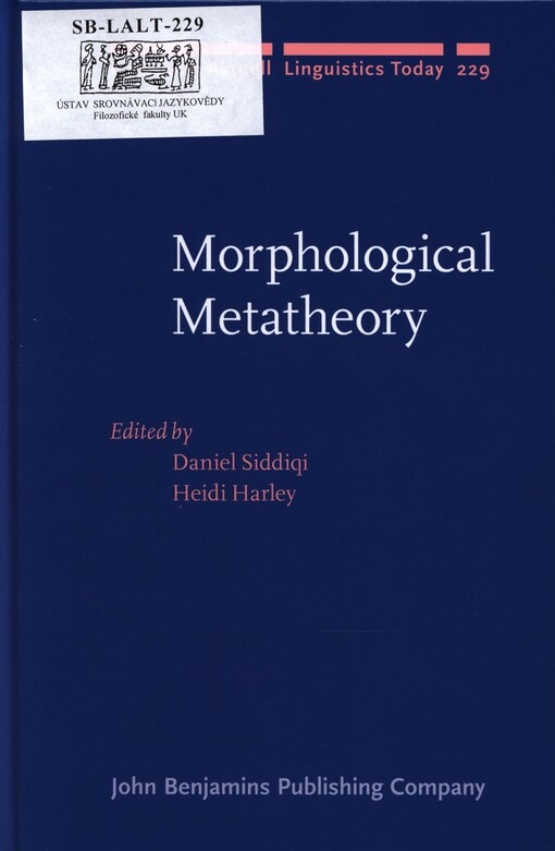 Morphological metatheory