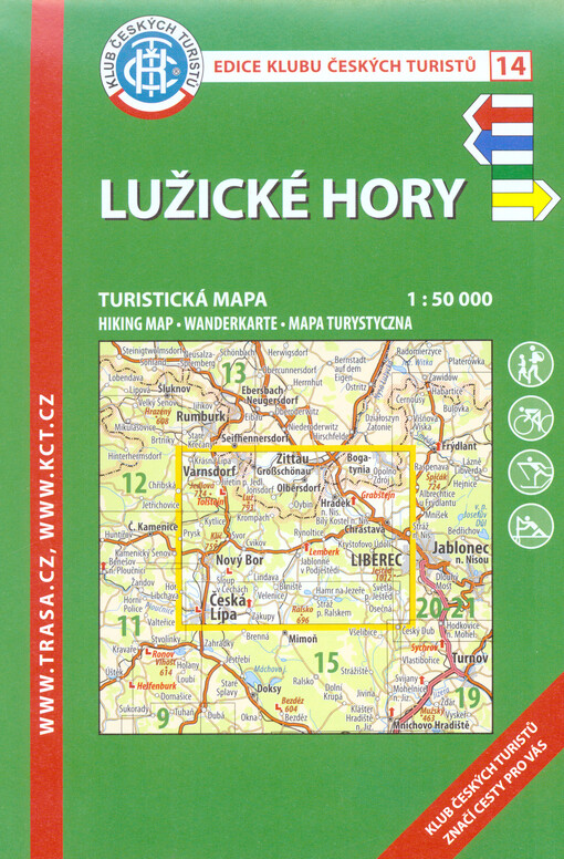 Lužické hory : turistická mapa 1:50 000