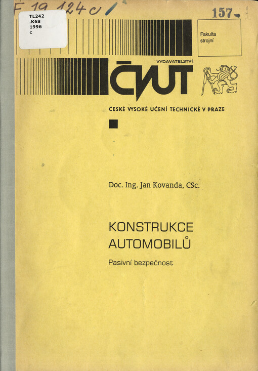 
  Konstrukce automobilů
  : Pasivní bezpečnost