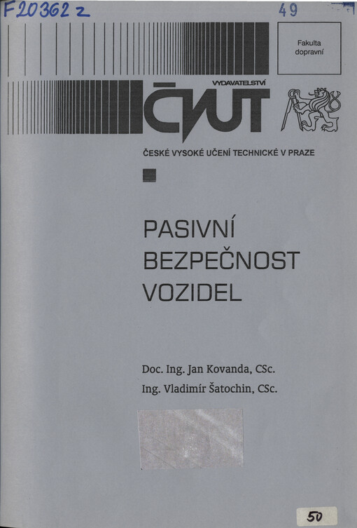 Pasivní bezpečnost vozidel