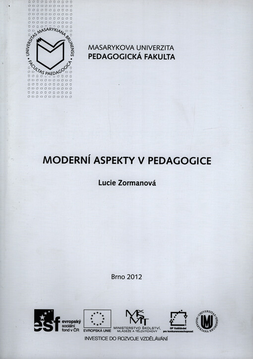 Moderní aspekty v pedagogice