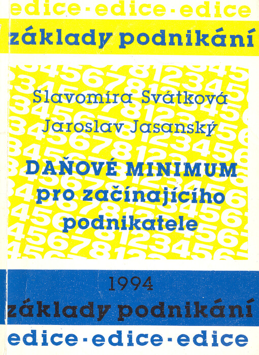 Daňové minimum pro začínajícího podnikatele (fyzickou osobu)