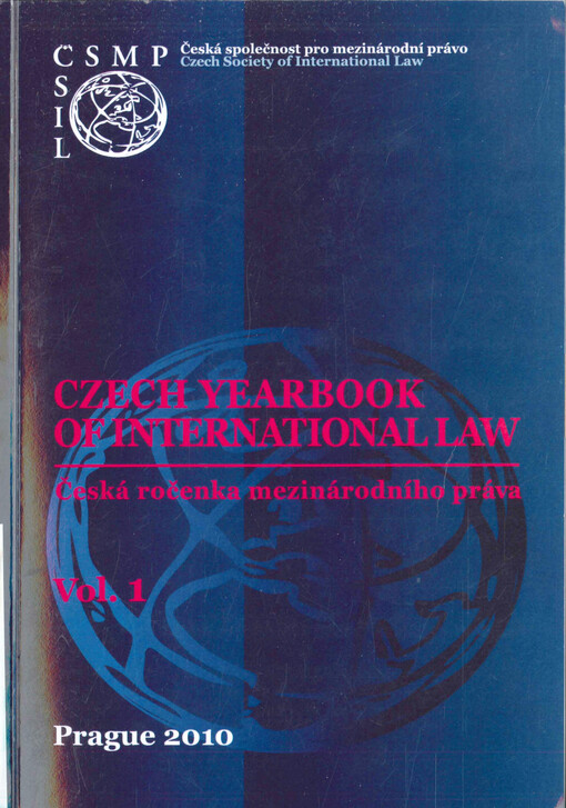 Czech yearbook of international law. Vol. 1