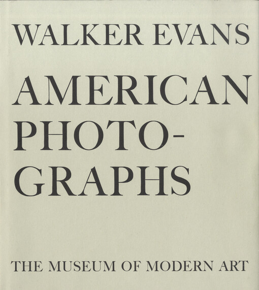 Walker Evans, American photographs