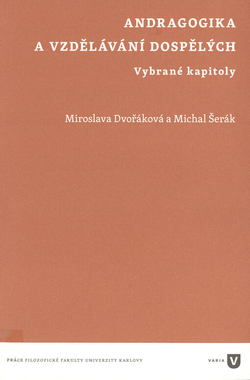 Andragogika a vzdělávání dospělých : vybrané kapitoly