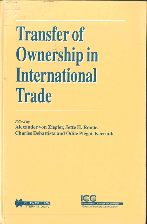 Transfer of ownership in international trade