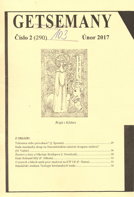 Getsemany : křesťanský měsíčník