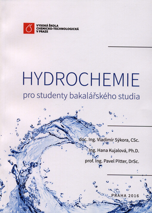 Hydrochemie pro studenty bakalářského studia