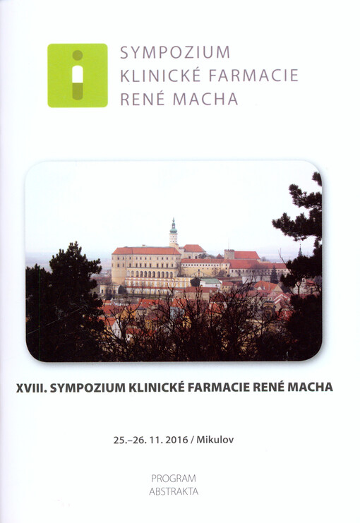 ... sympozium klinické farmacie René Macha : 