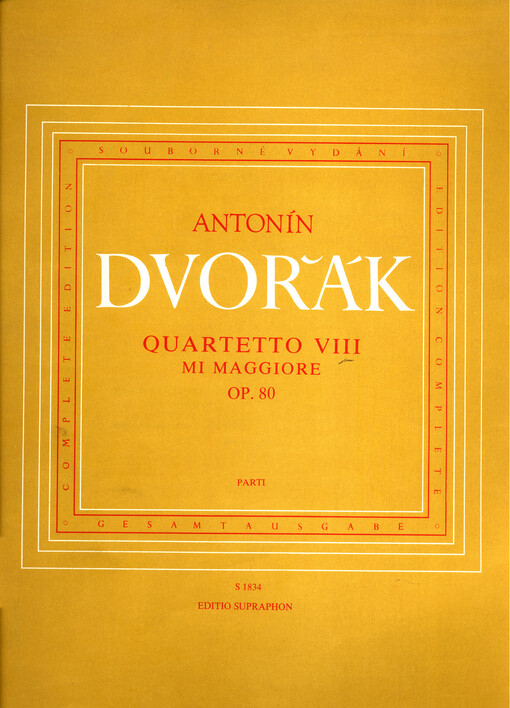 Quartetto Vlll, mi magiore, op. 80