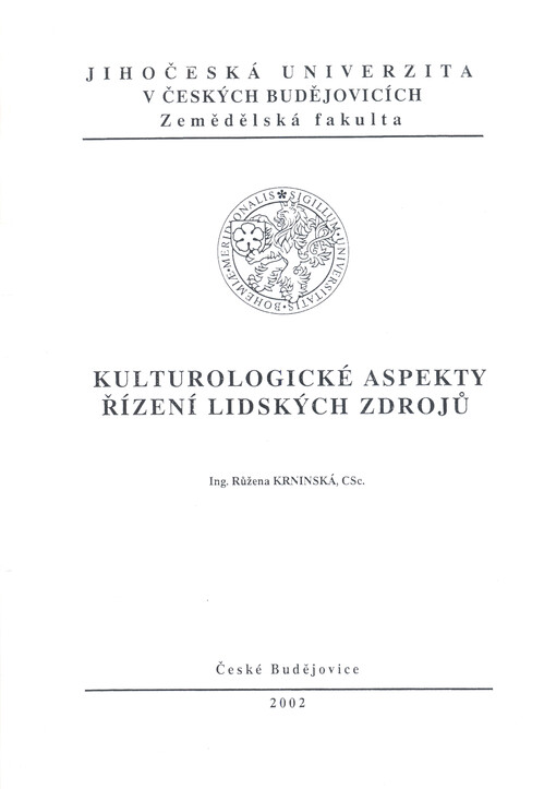 Kulturologické aspekty řízení lidských zdrojů