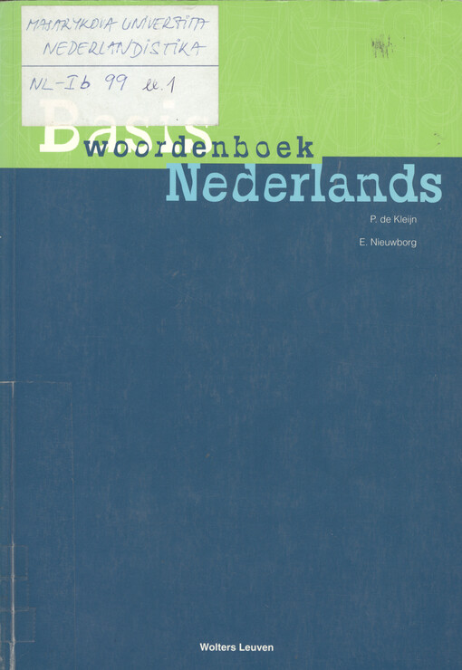 Basiswoordenboek Nederlands