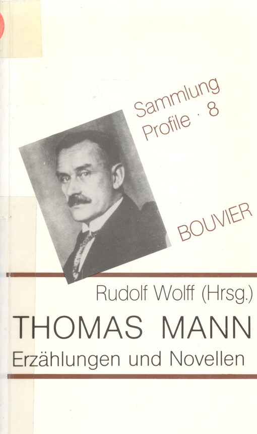Thomas Mann : Erzählungen und Novellen