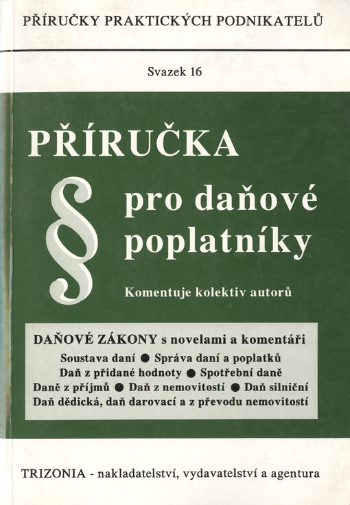 Příručka pro daňové poplatníky