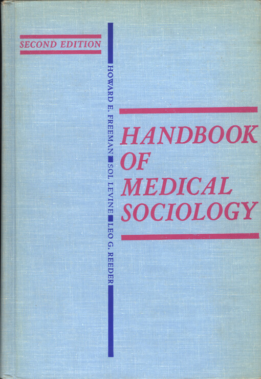 Handbook of medical sociology