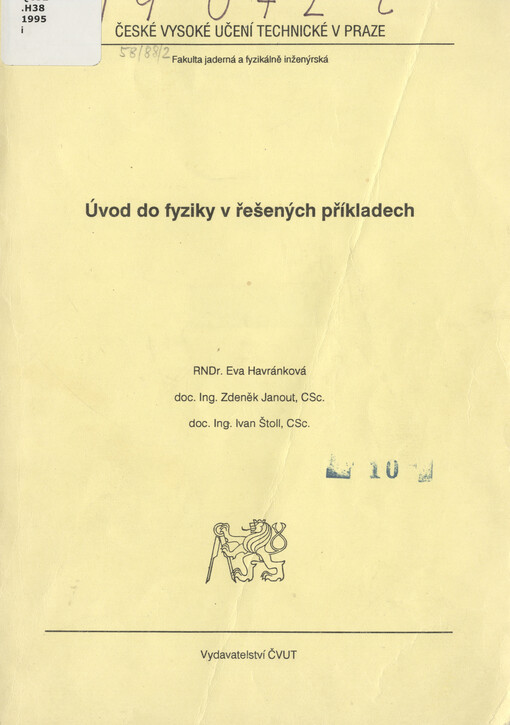Úvod do fyziky v řešených příkladech