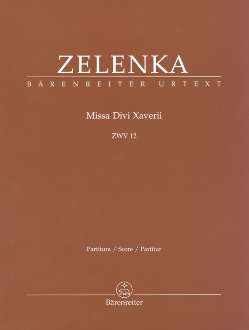 Missa Divi Xaverii : ZWV 12 : Urtext