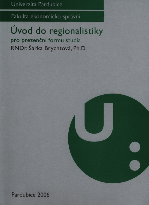 Úvod do regionalistiky: pro prezenční formu studia