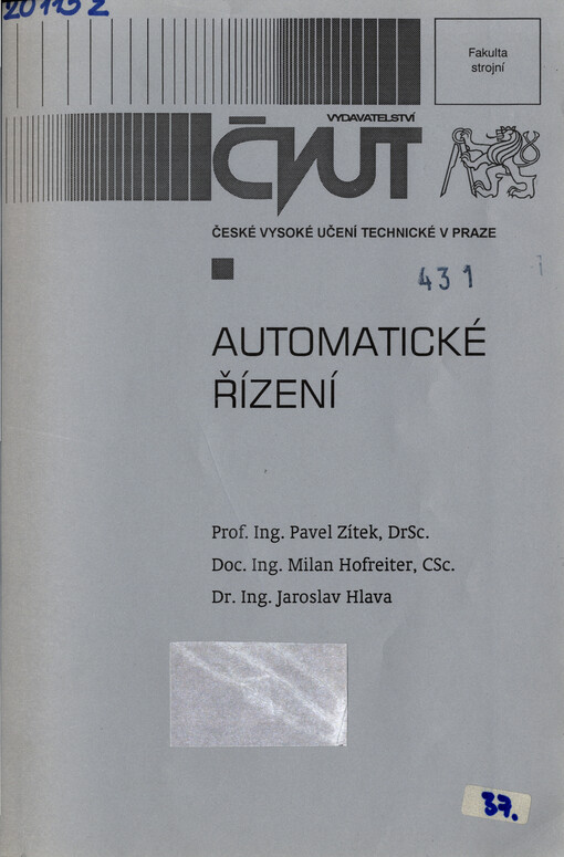 Automatické řízení, Vyd. 2., přeprac.