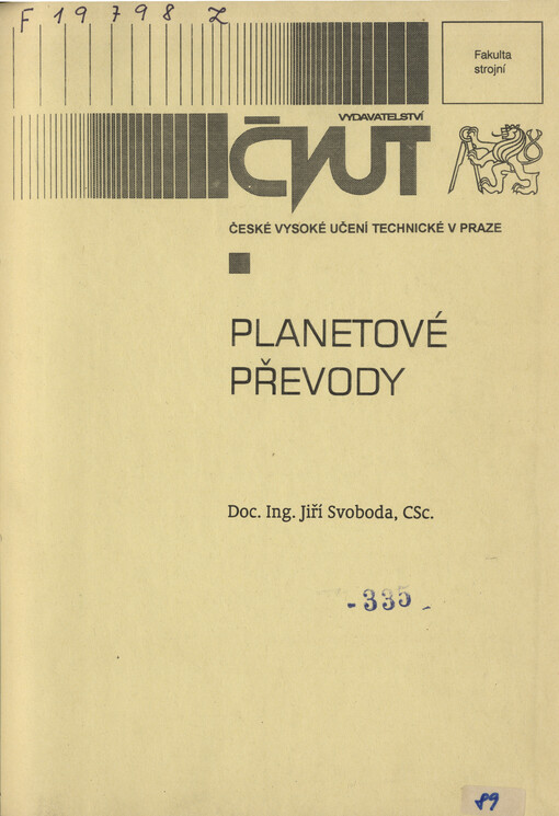 Planetové převody