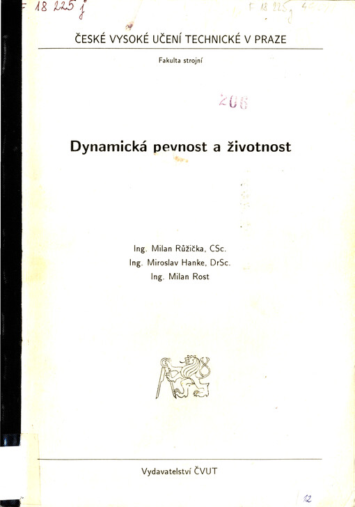 Dynamická pevnost a životnost