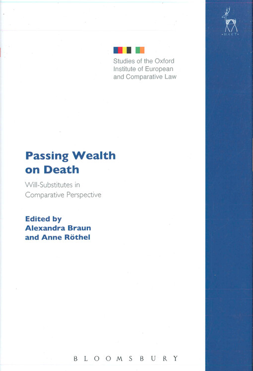 Passing wealth on death : will-substitutes in comparative perspective