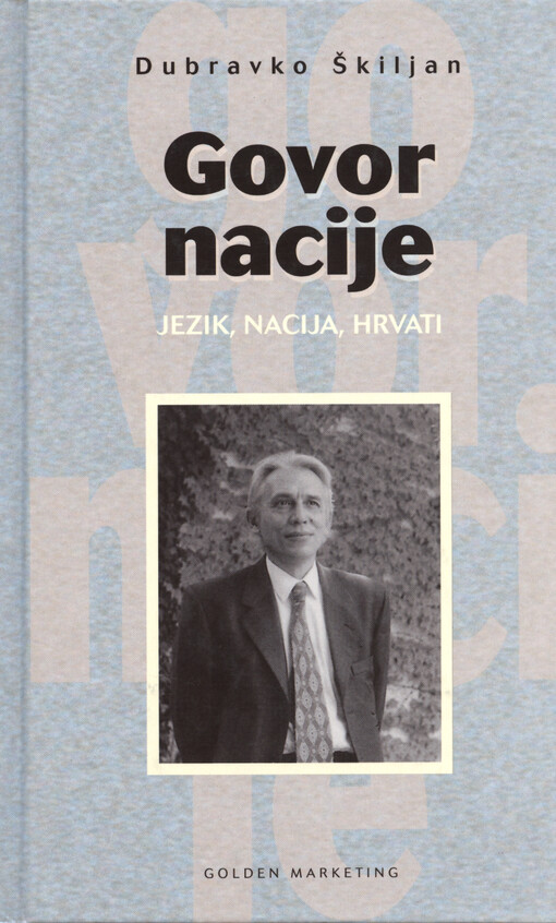 Govor nacije : jezik, nacija, Hrvati