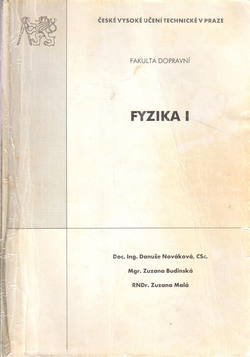 Fyzika I