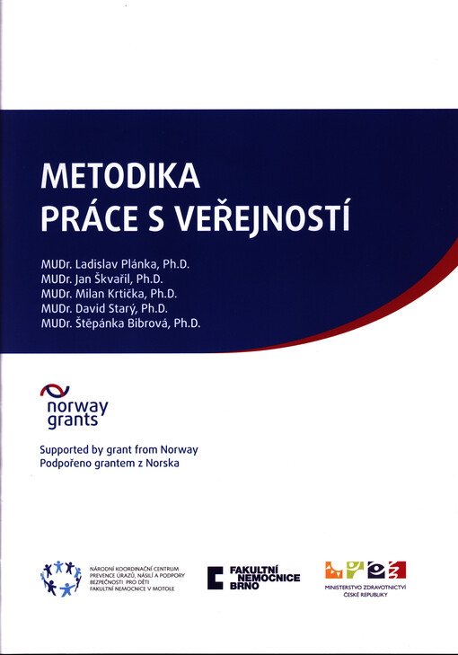 Metodika práce s veřejností