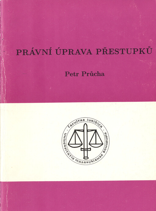 Právní úprava přestupků