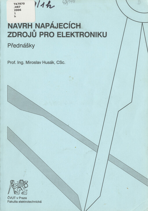 Návrh napájecích zdrojů pro elektroniku