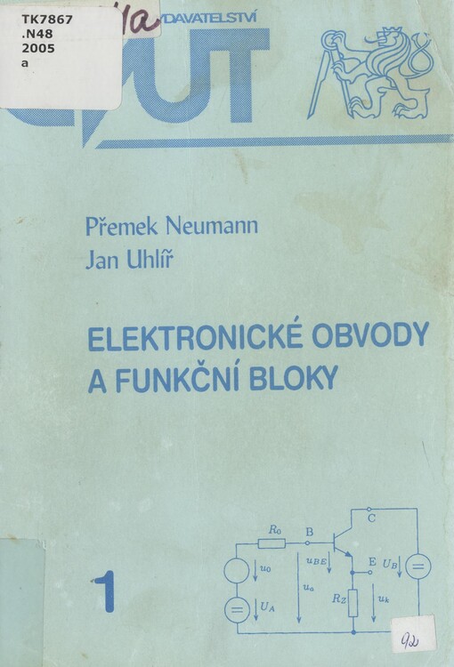 Elektronické obvody a funkční bloky 1
