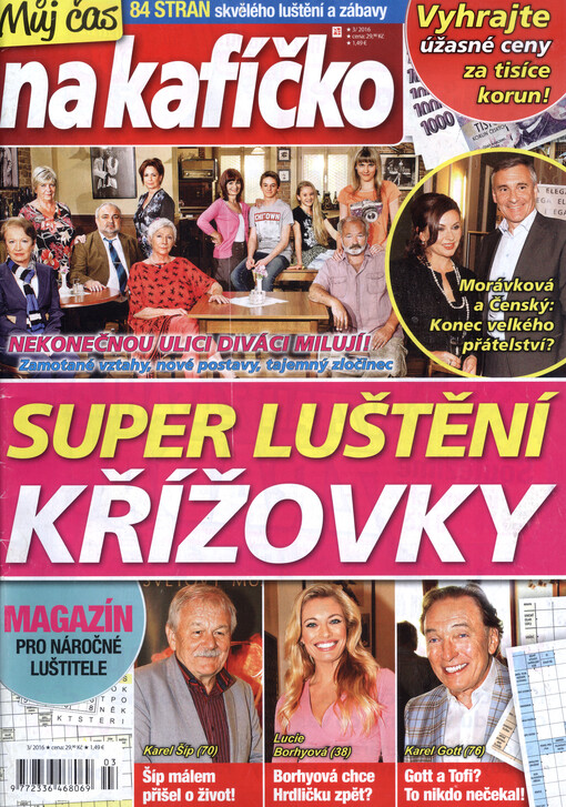 Můj čas na kafíčko. Super luštění - křížovky