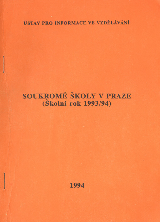 Soukromé školy v Praze: Školní rok 1993/94