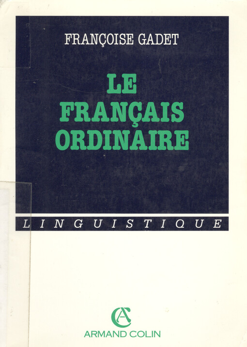 Le français ordinaire