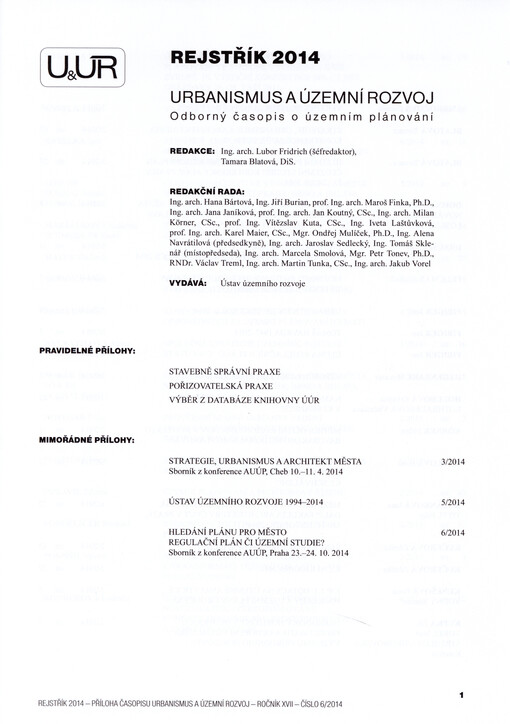  Rejstřík 2014