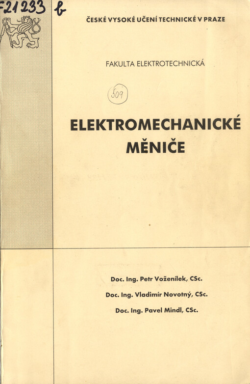 Elektromechanické měniče