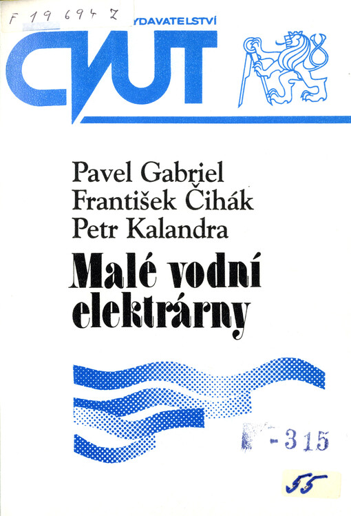 Malé vodní elektrárny, Vyd. 1.