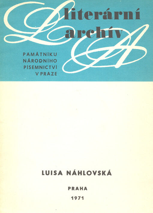 Luisa Náhlovská (1881-1963)