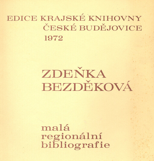 Zdeňka Bezděková