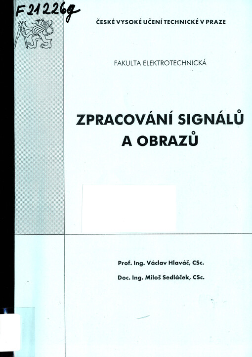 Zpracování signálů a obrazů 