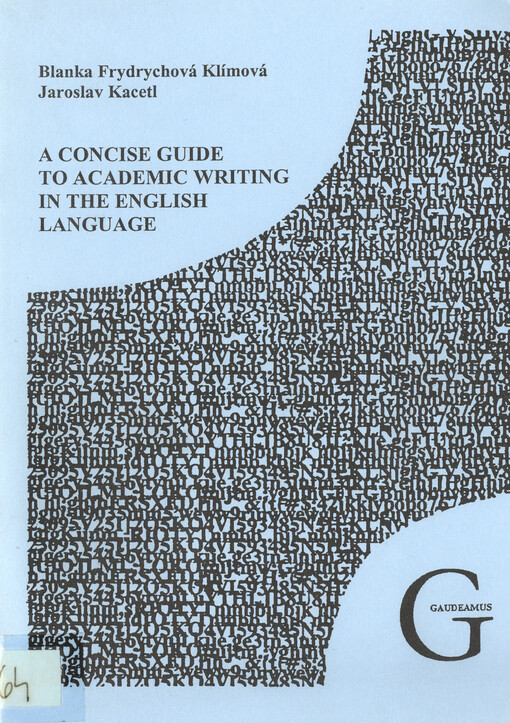 A concise guide to academic writing in the English language
