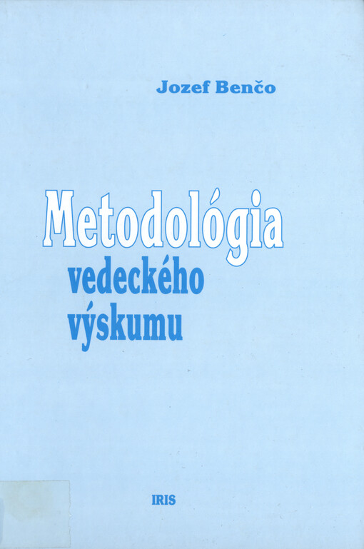 Metodológia vedeckého výskumu