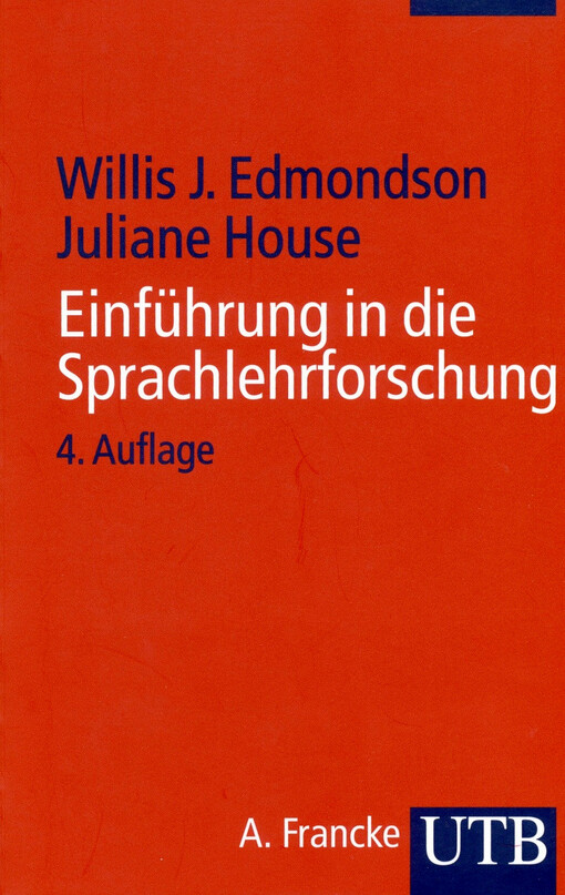 Einführung in die Sprachlehrforschung