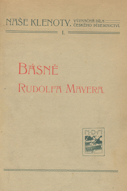Básně Rudolfa Mayera