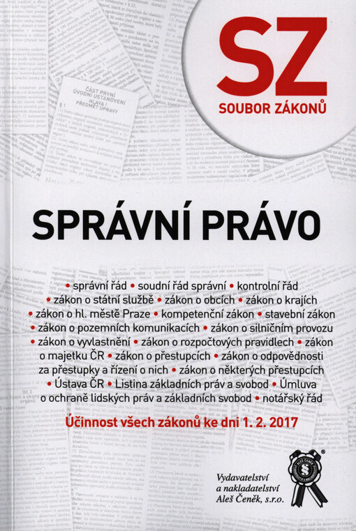 Správní právo: (soubor zákonů)